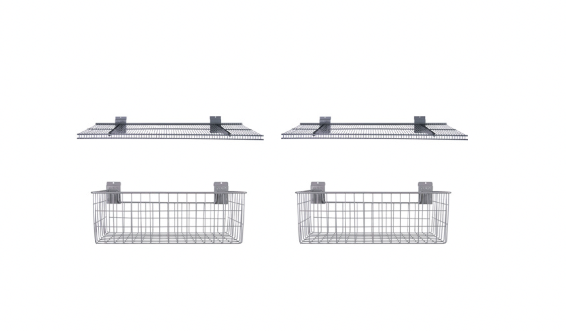 Shelf & Basket Kit - 4 Piece