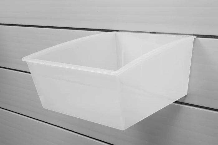 CrownWall™ Clear Plastic Bin - Large
