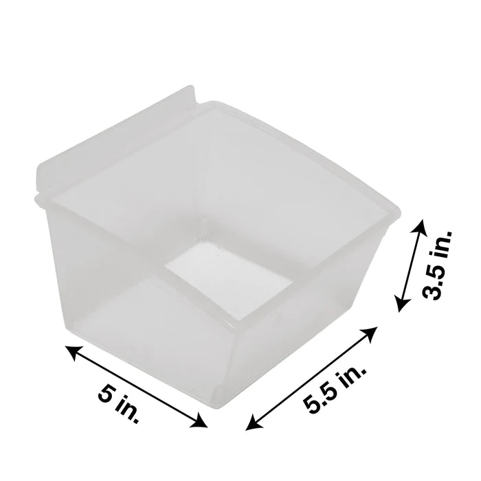 CrownWall™ Clear Plastic Bin - Small