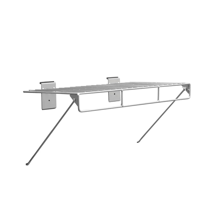 CrownWall™ Wire Shelf with Rail - 12" x 24