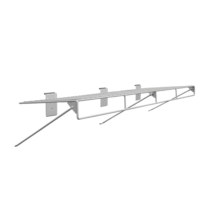 CrownWall™ Wire Shelf with Rail - 12" x 48"